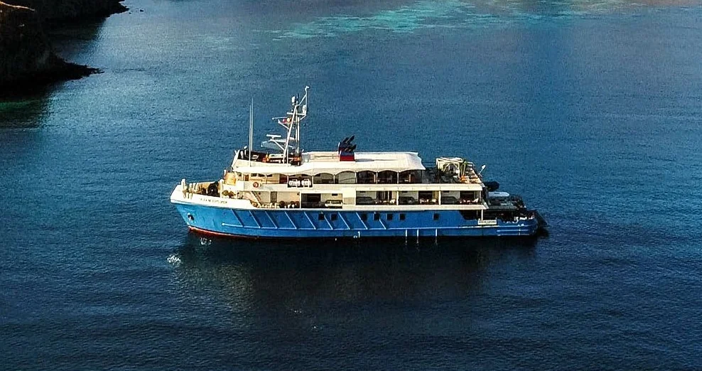 Kudanil yacht exterior on the water