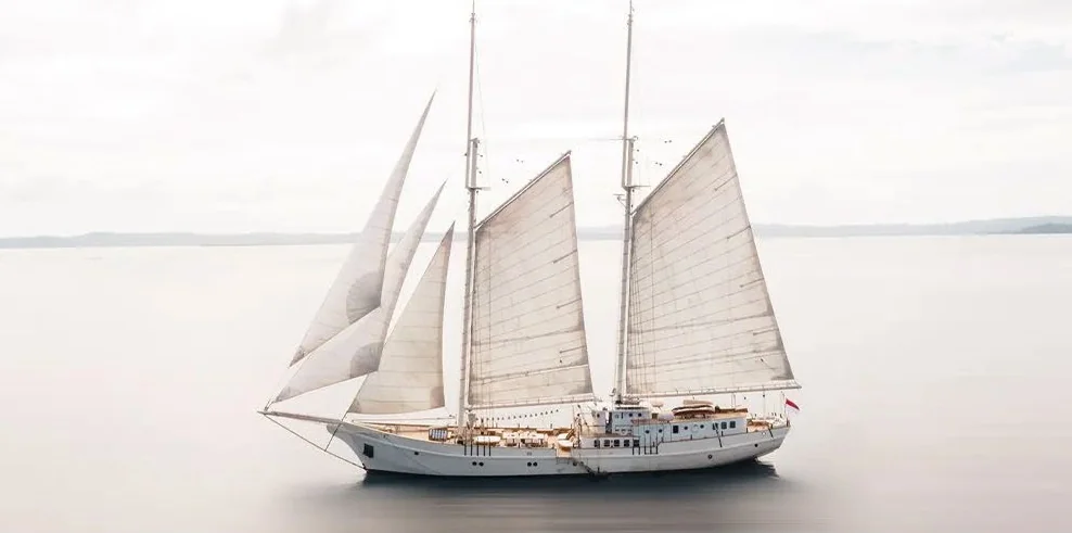 Mutiara Laut yacht exterior on the water