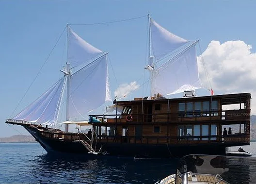 Oracle yacht exterior on the water