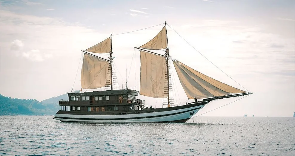 Samsara Samudra yacht exterior on the water